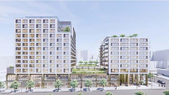 Rendering of building from page 4 of the file 'Referral report'