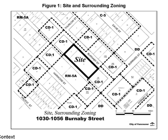 Construction site plan for project from page 3 of the file 'Referral report'