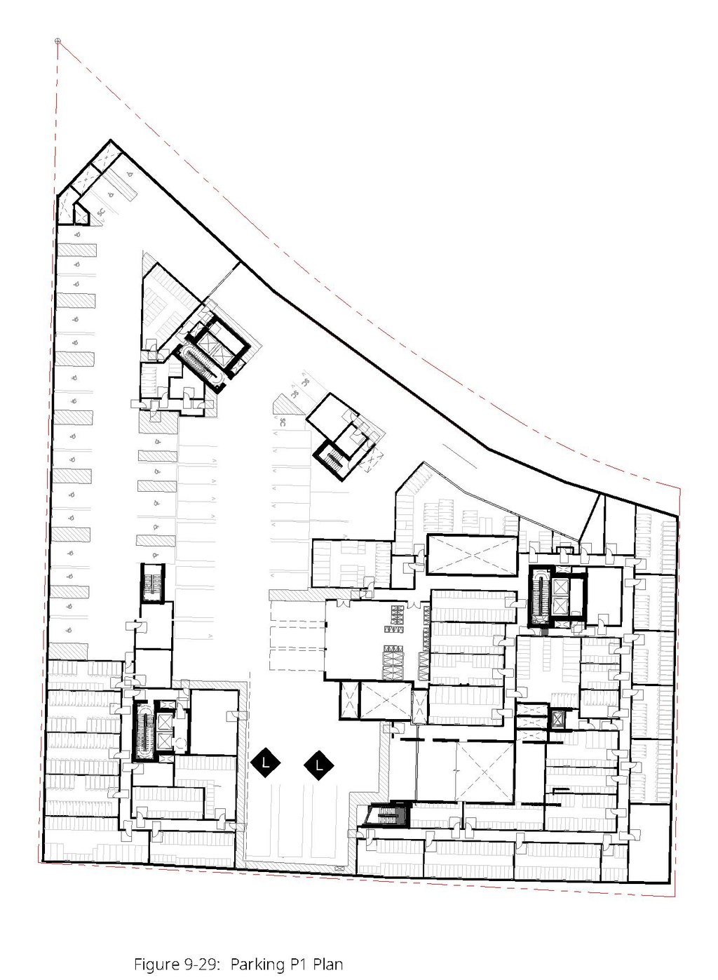 Floor plan for project from page 214 of the file 'Application booklet'