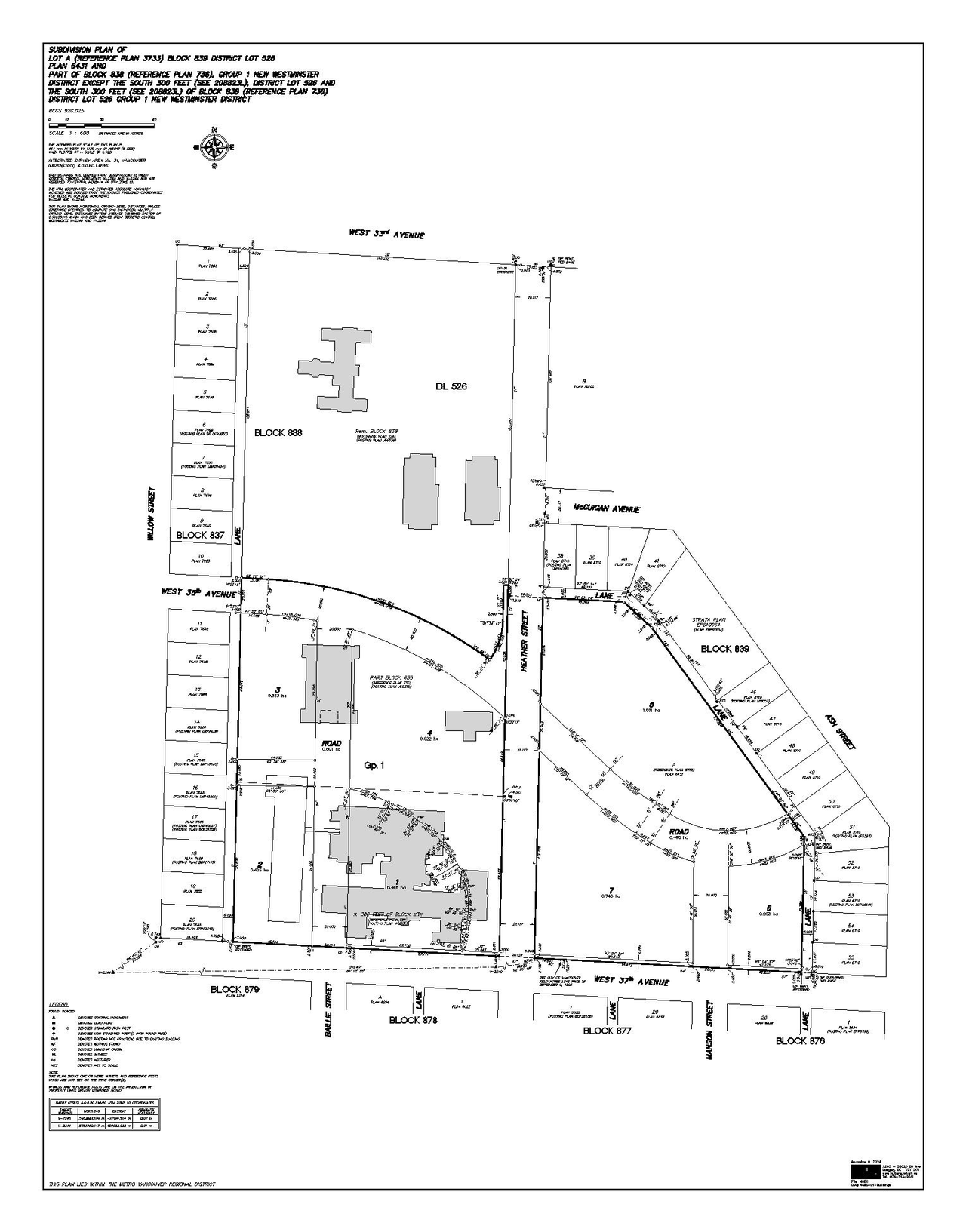 Construction site plan for project from page 41 of the file 'Application booklet'