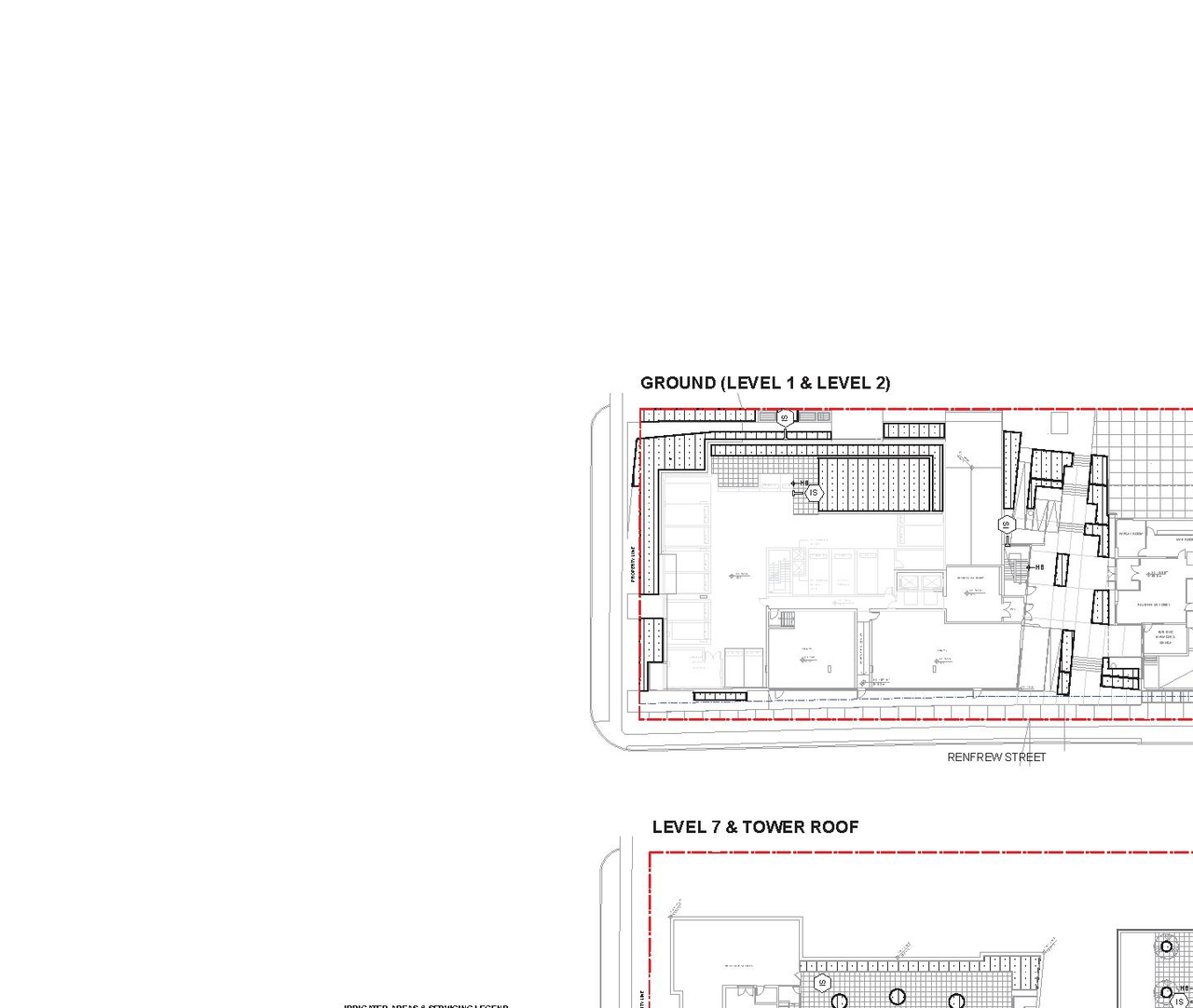 Floor plan for project from page 16 of the file 'Landscape drawings'