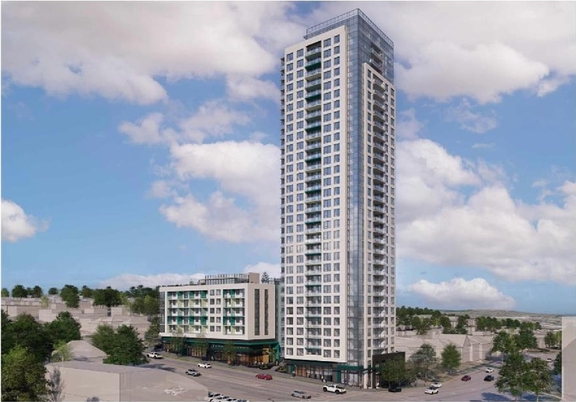 Rendering of building from page 4 of the file 'Report'