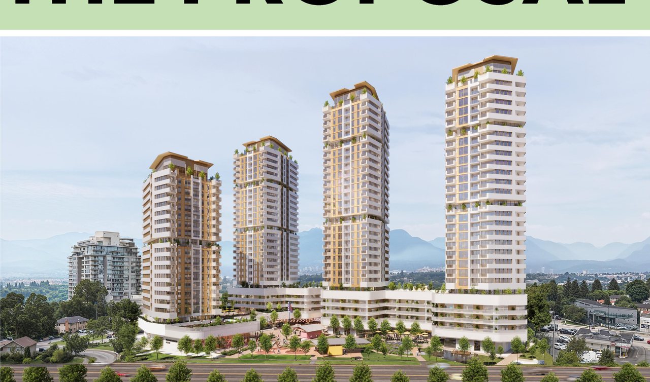 Rendering of building from page 10 of the file 'Info Session Boards - Applicant'