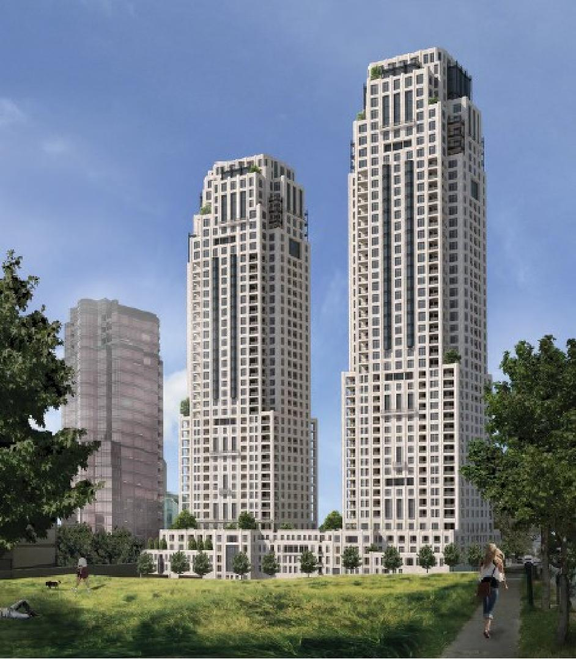 Rendering of building from page 1 of the file 'Renderings'