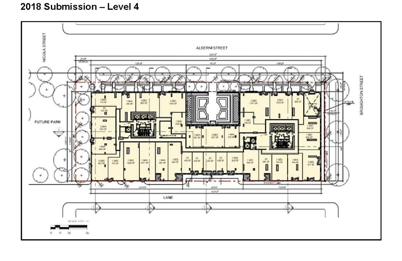 Construction site plan for project from page 68 of the file 'Report'
