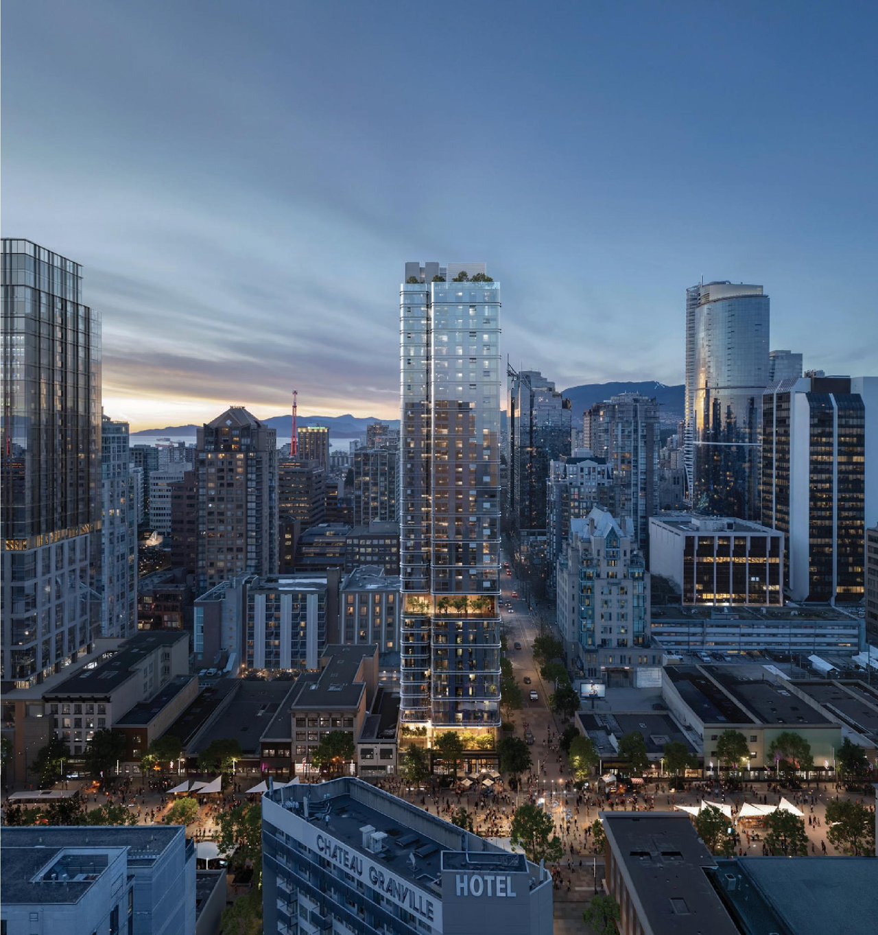 Rendering of building from page 1 of the file 'Application booklet'