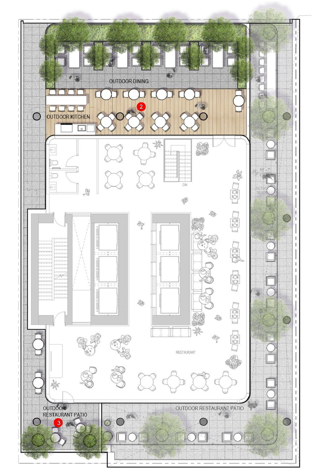 Floor plan for project from page 139 of the file 'Application booklet'