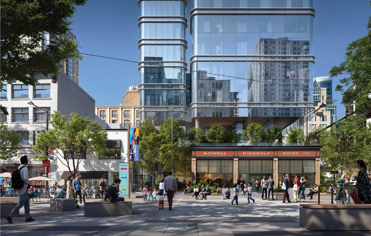Rendering of building from page 2 of the file 'Application booklet'