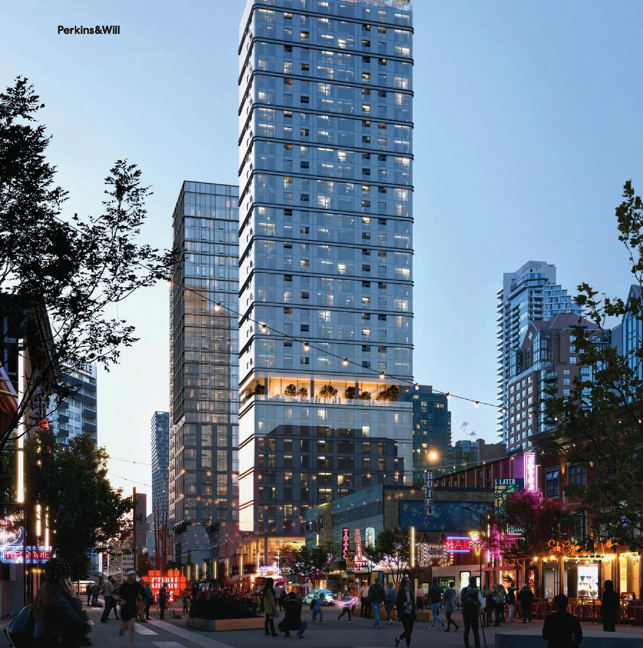 Rendering of building from page 4 of the file 'Application booklet'