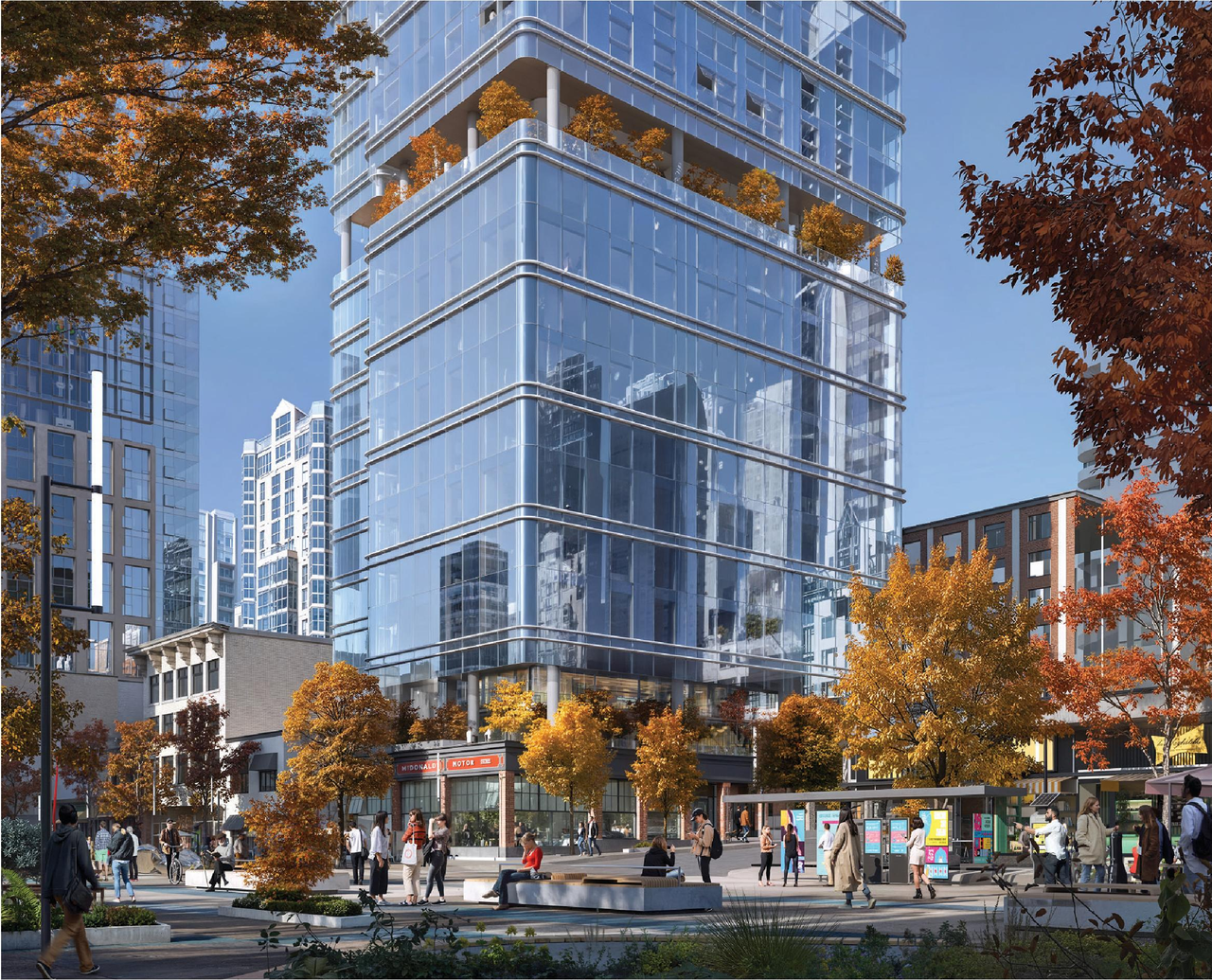 Rendering of building from page 74 of the file 'Application booklet'