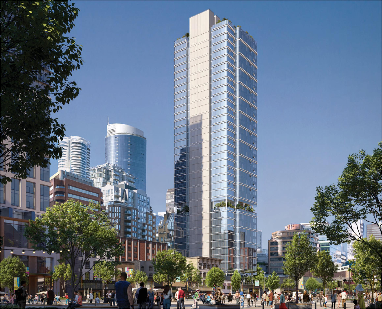 Rendering of building from page 77 of the file 'Application booklet'