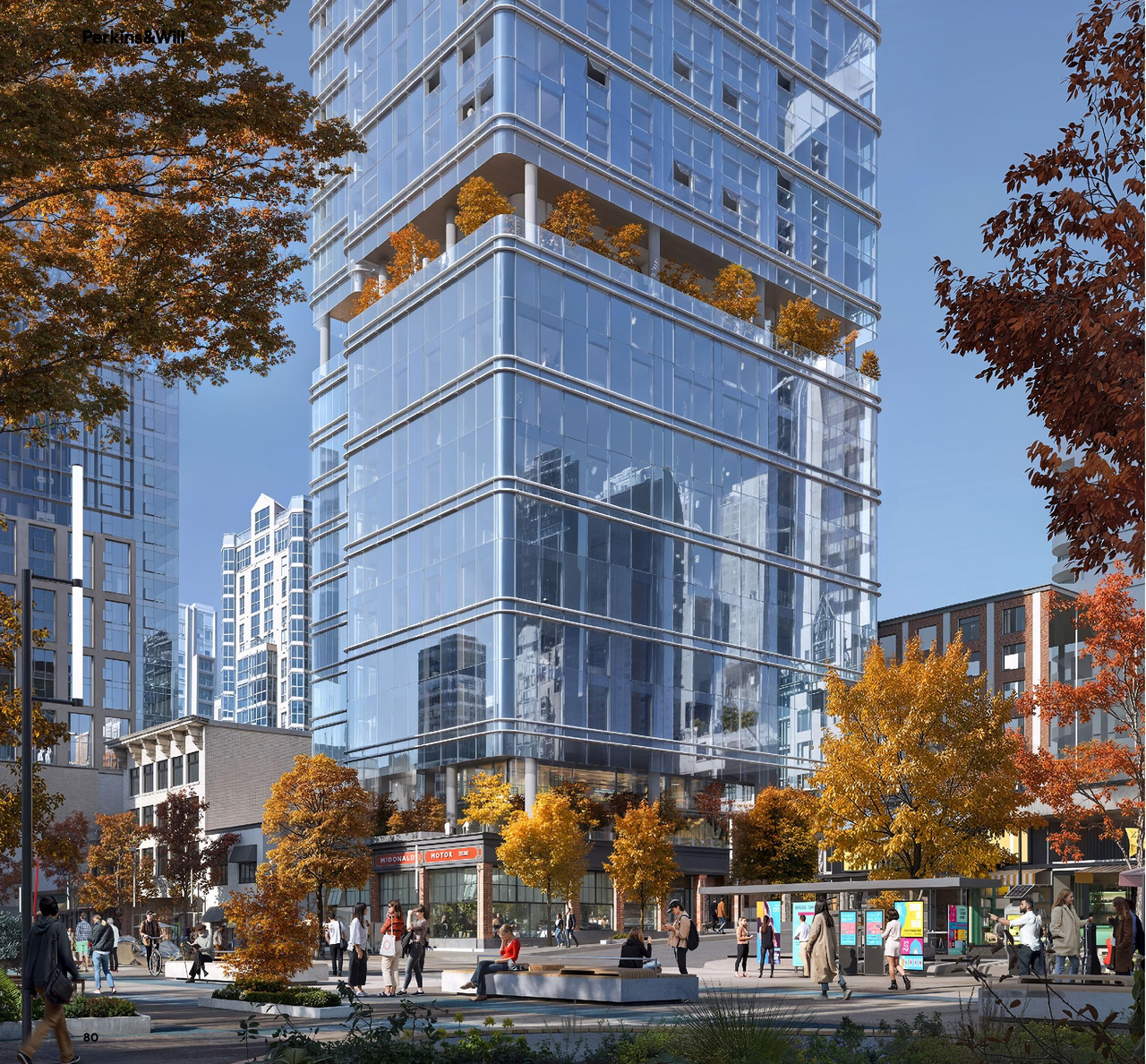 Rendering of building from page 80 of the file 'Application booklet'