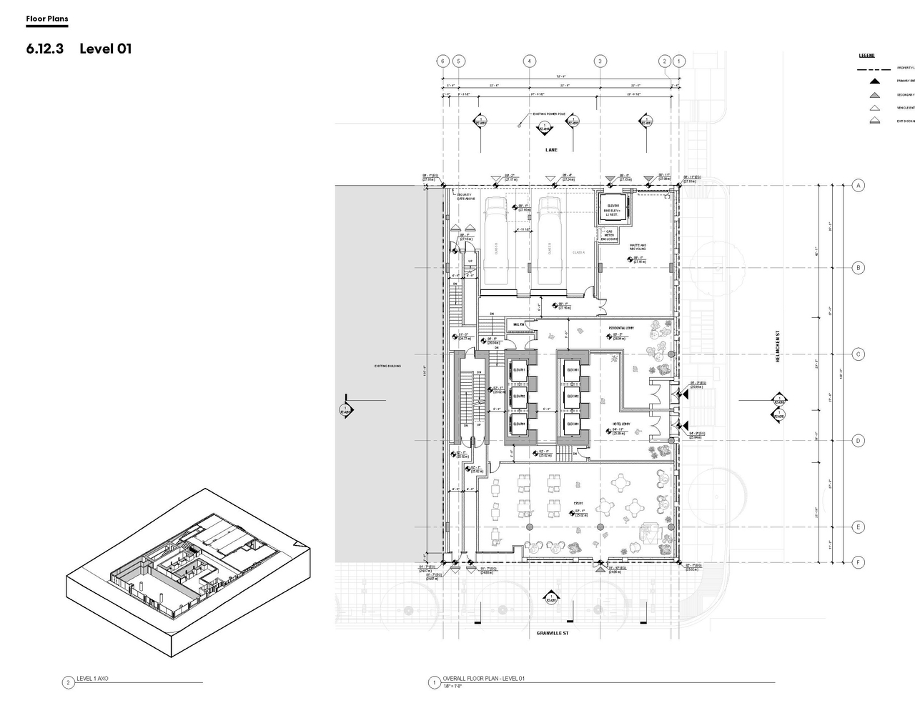 Floor plan for project from page 96 of the file 'Application booklet'