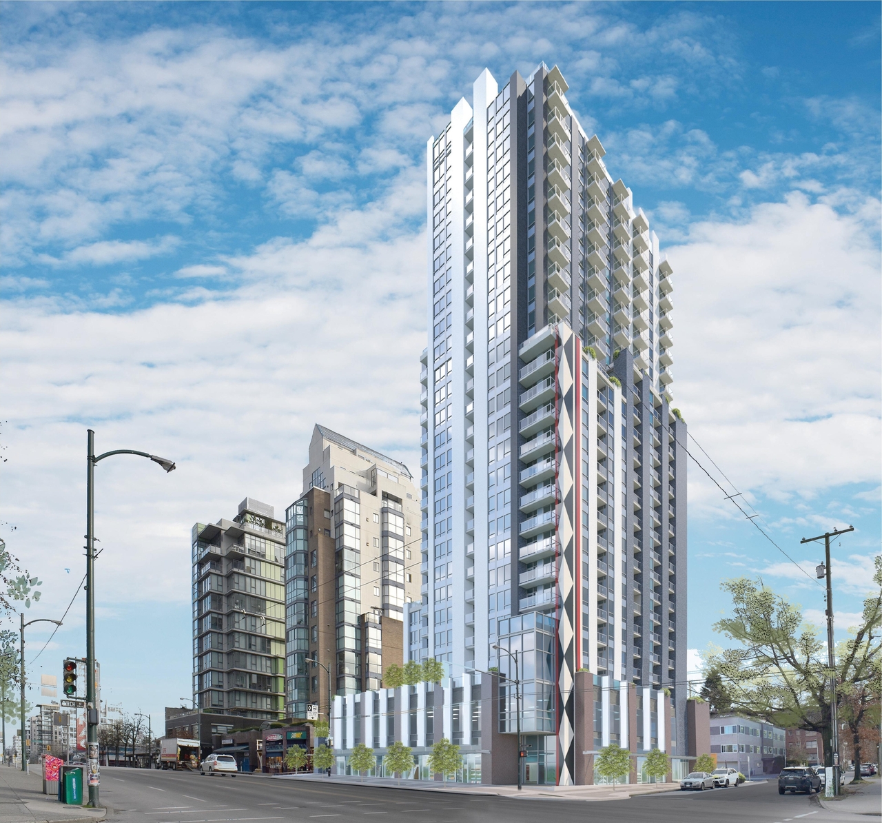 Rendering of building from page 1 of the file 'Renderings'