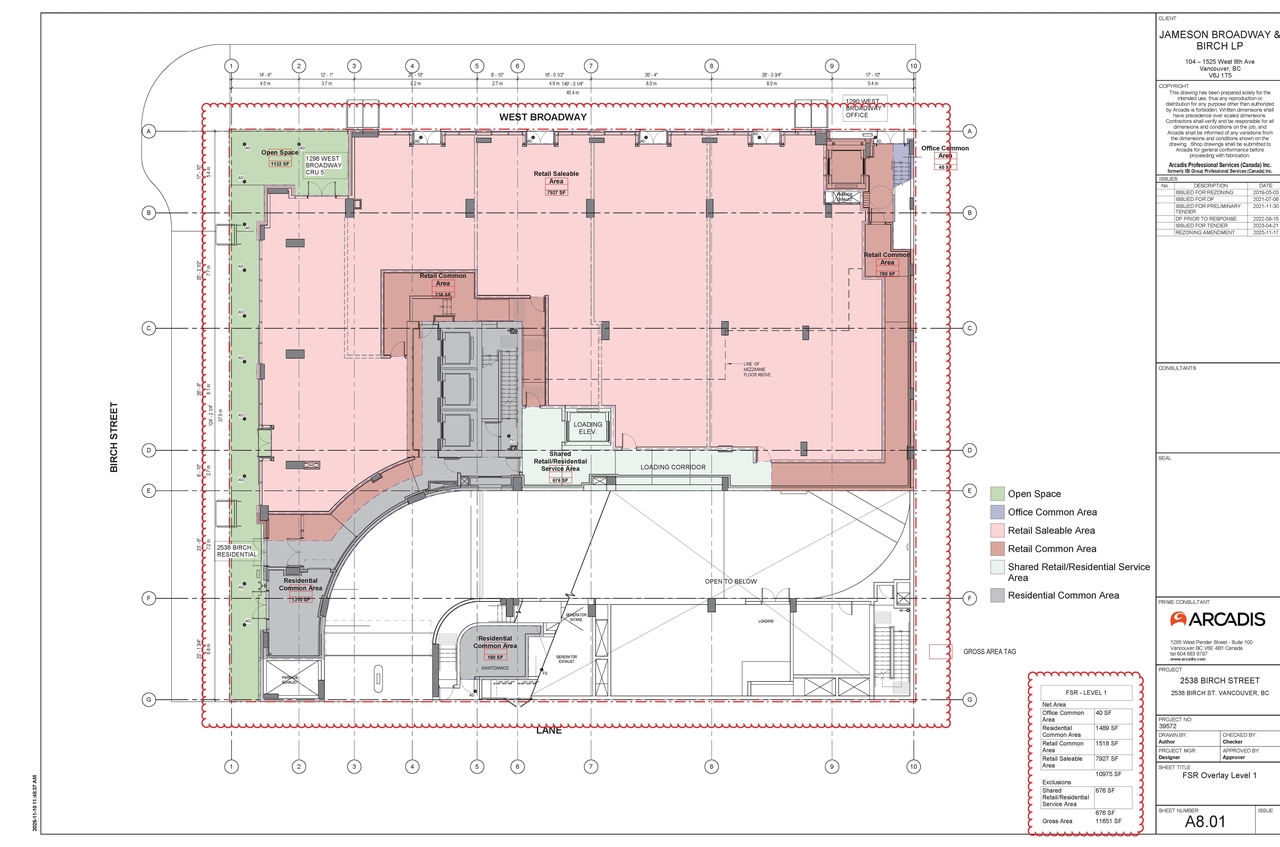 Construction site plan for project from page 54 of the file 'Application booklet'