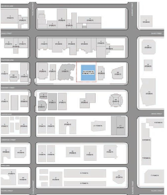 Floor plan for project from page 105 of the file 'Application booklet'