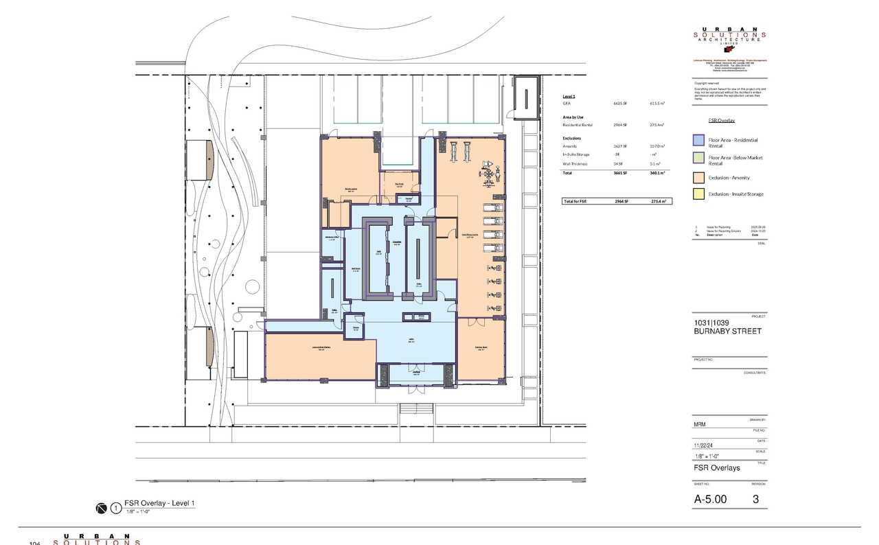 Construction site plan for project from page 106 of the file 'Application booklet'