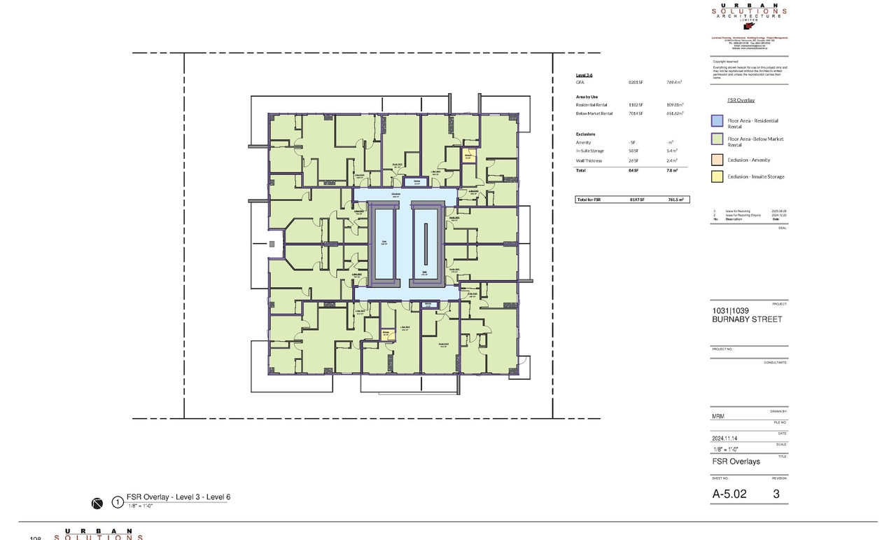 Floor plan for project from page 108 of the file 'Application booklet'