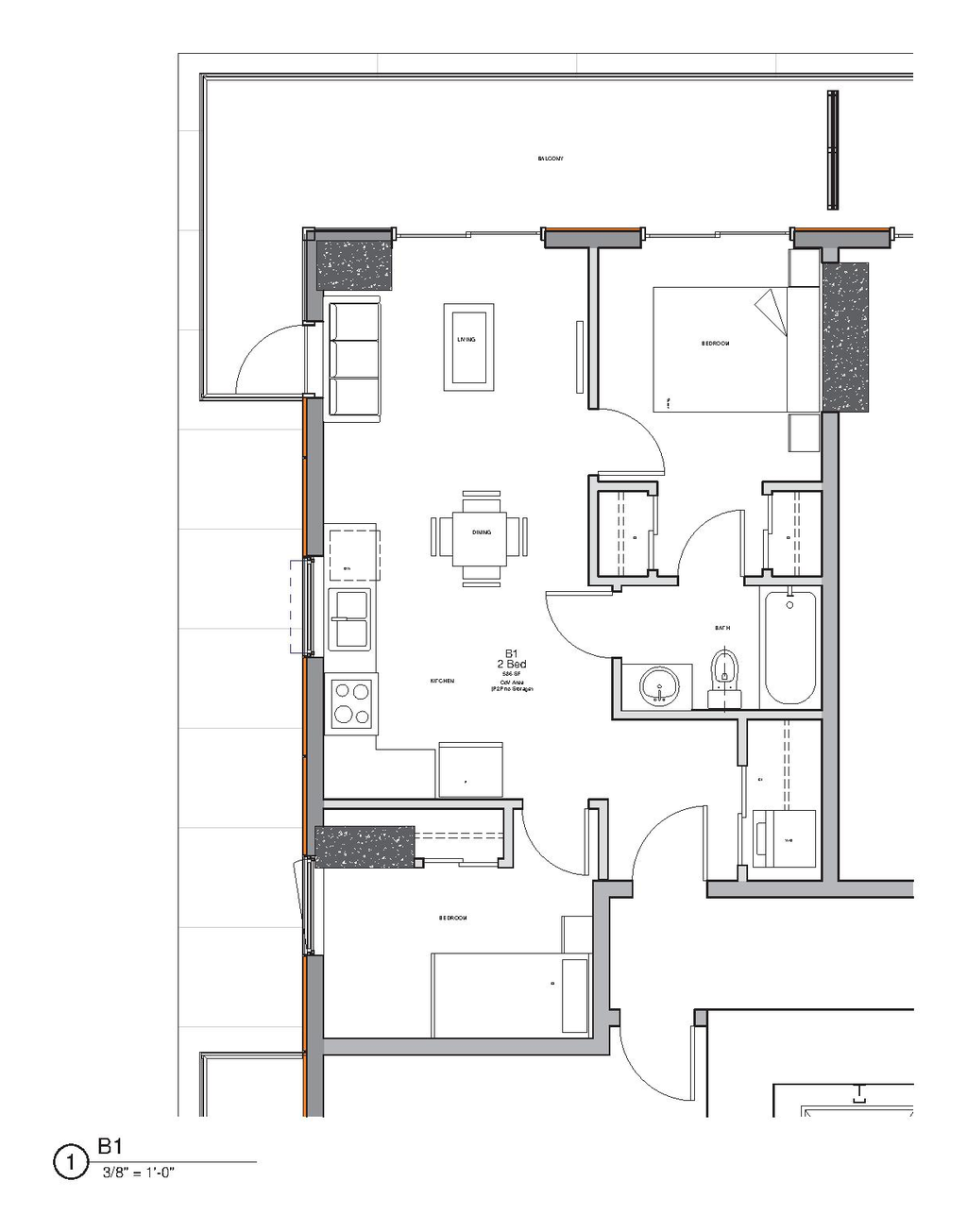 Floor plan for project from page 118 of the file 'Application booklet'