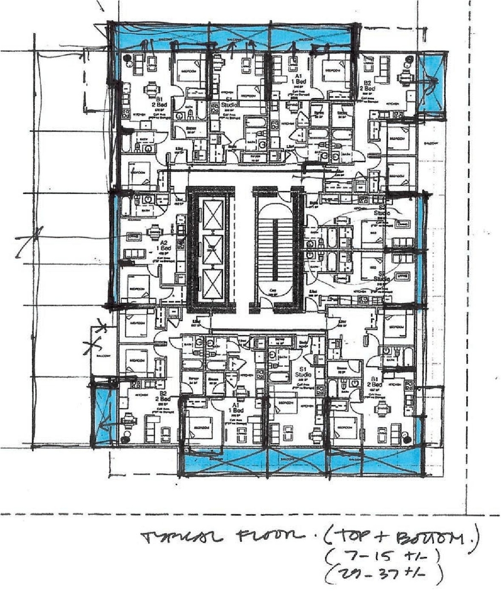 Floor plan for project from page 12 of the file 'Application booklet'