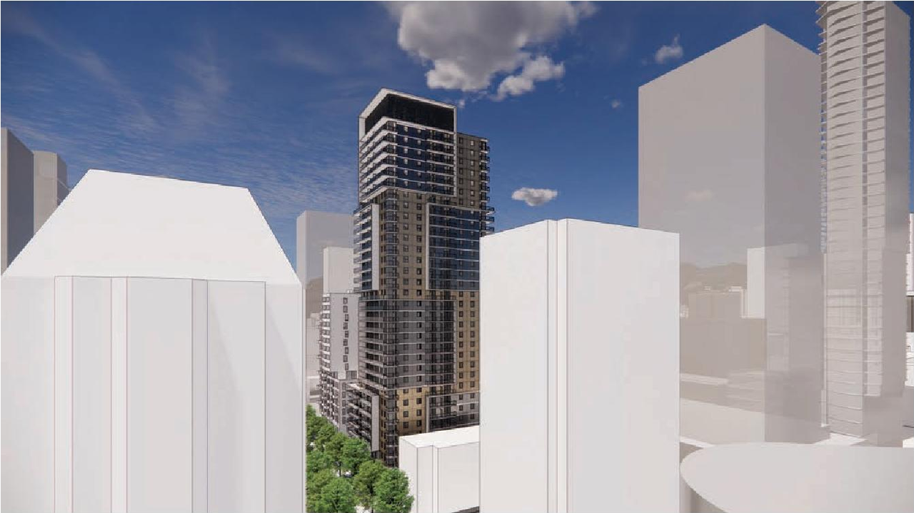 Rendering of building from page 120 of the file 'Application booklet'
