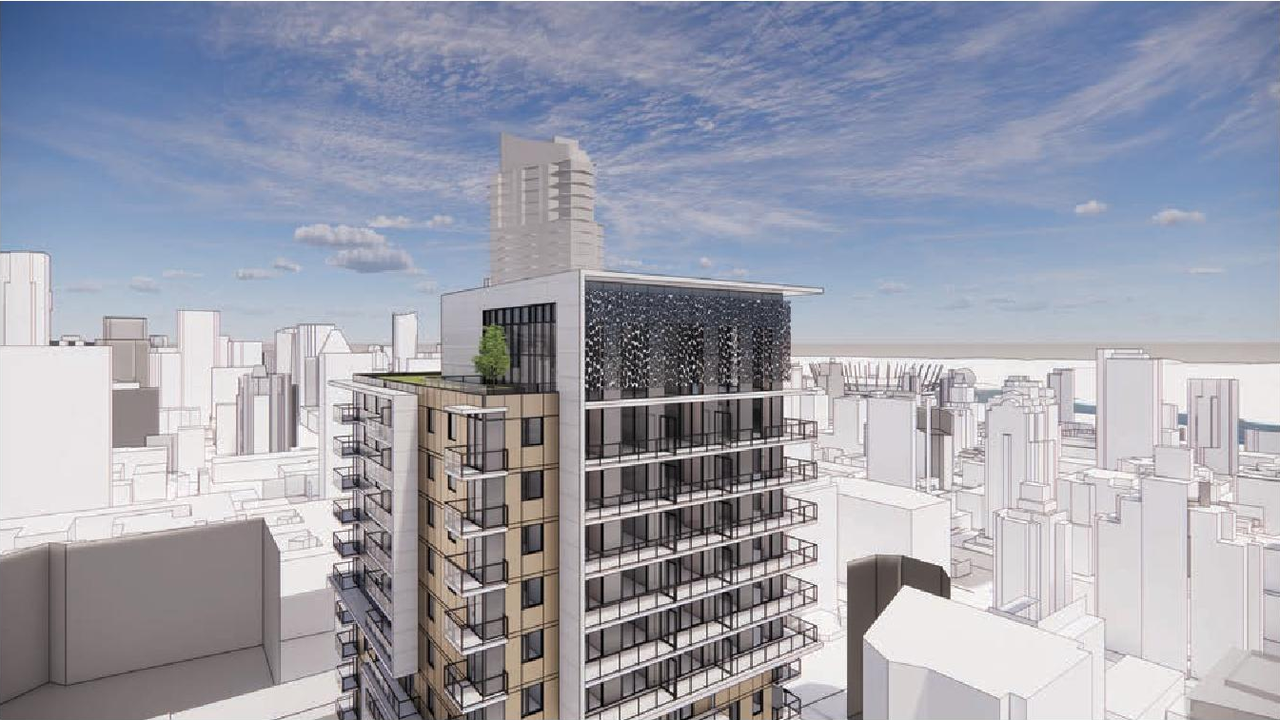 Rendering of building from page 121 of the file 'Application booklet'