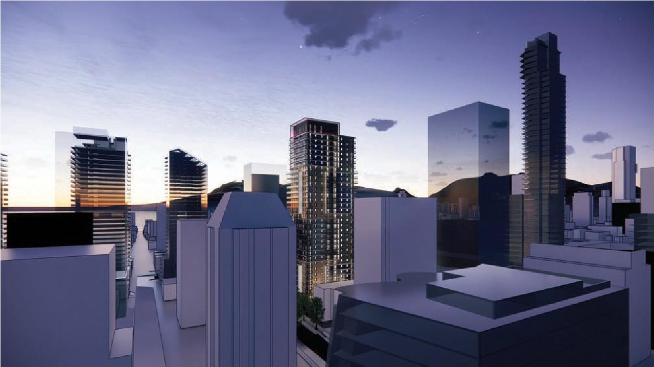 Rendering of building from page 122 of the file 'Application booklet'