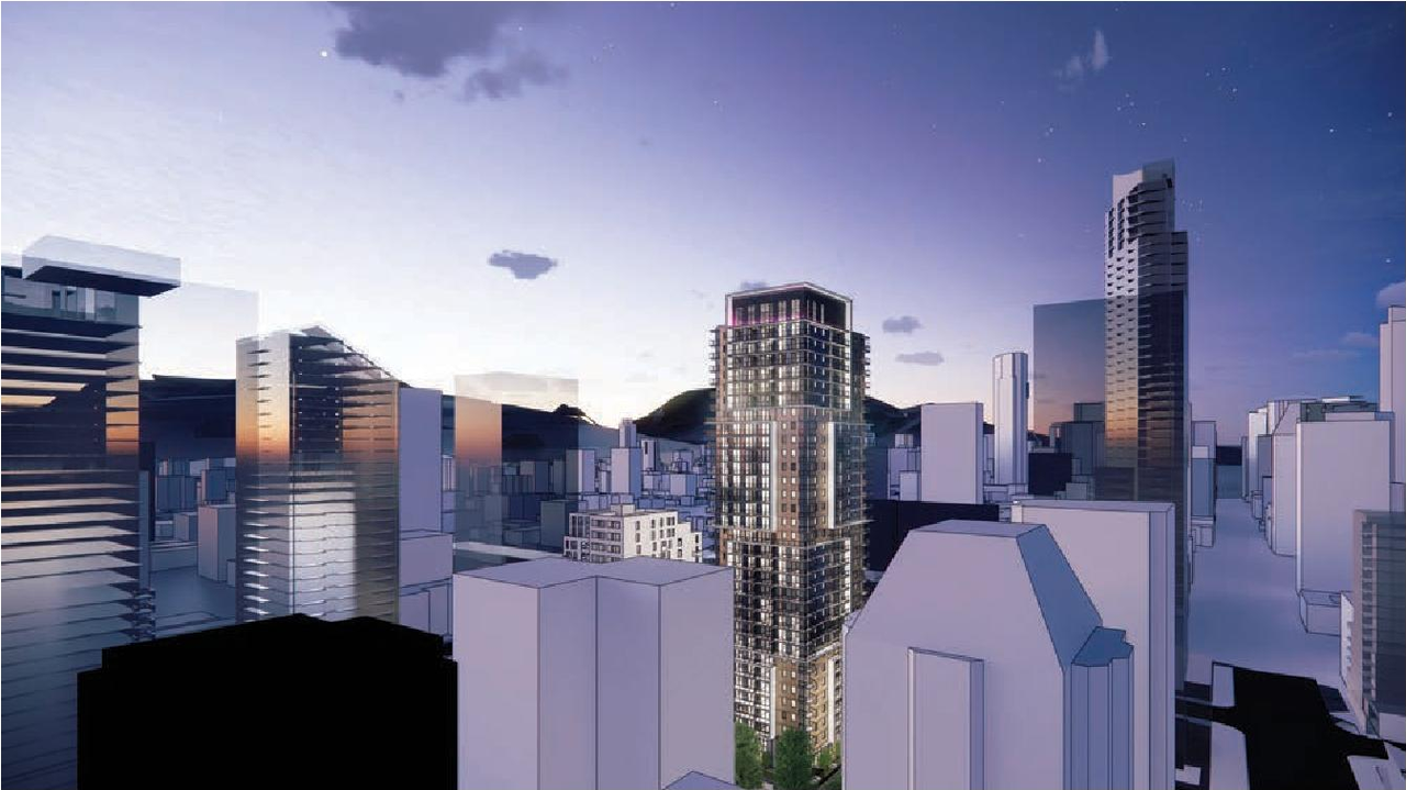 Rendering of building from page 122 of the file 'Application booklet'