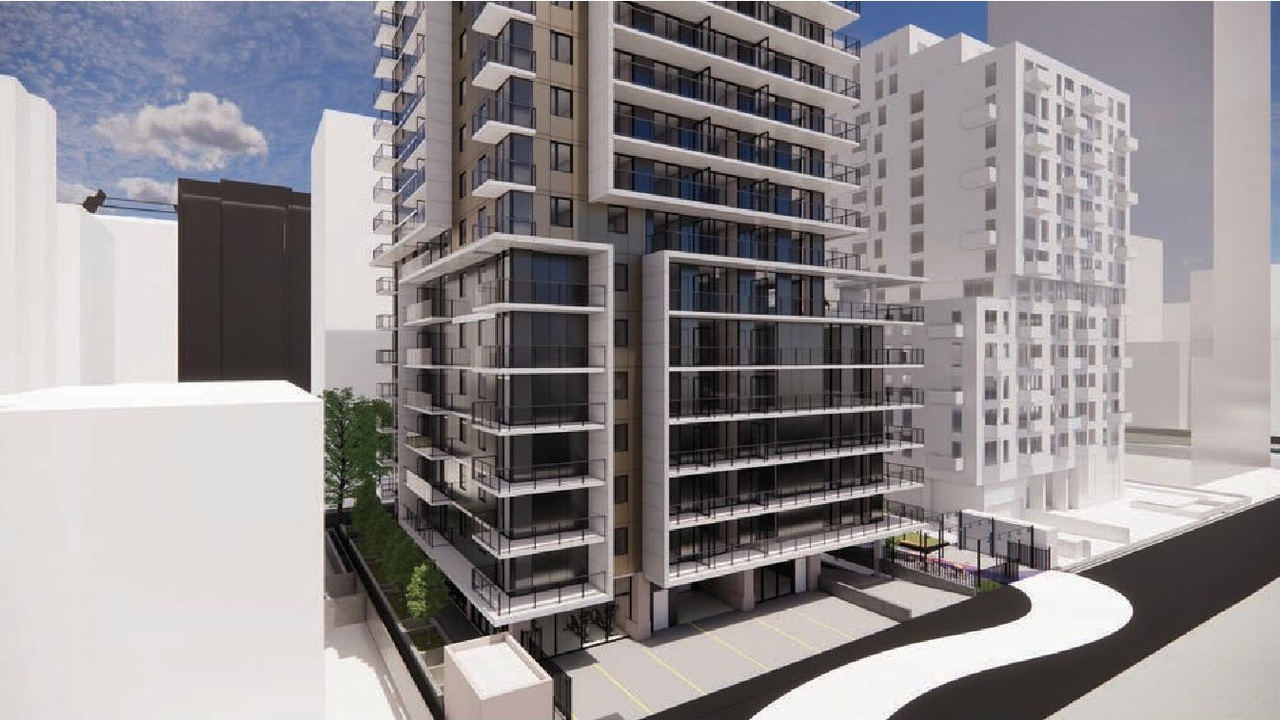 Rendering of building from page 123 of the file 'Application booklet'