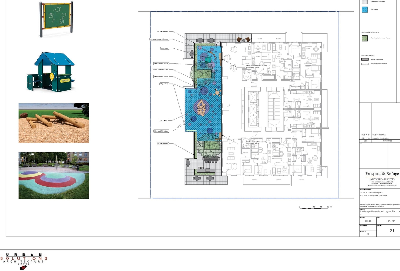 Construction site plan for project from page 128 of the file 'Application booklet'