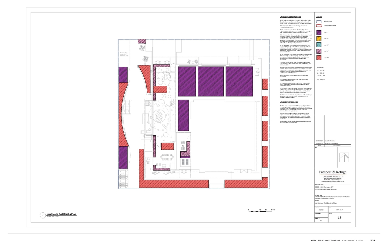Construction site plan for project from page 131 of the file 'Application booklet'