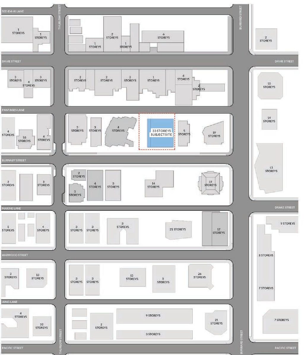 Construction site plan for project from page 40 of the file 'Application booklet'
