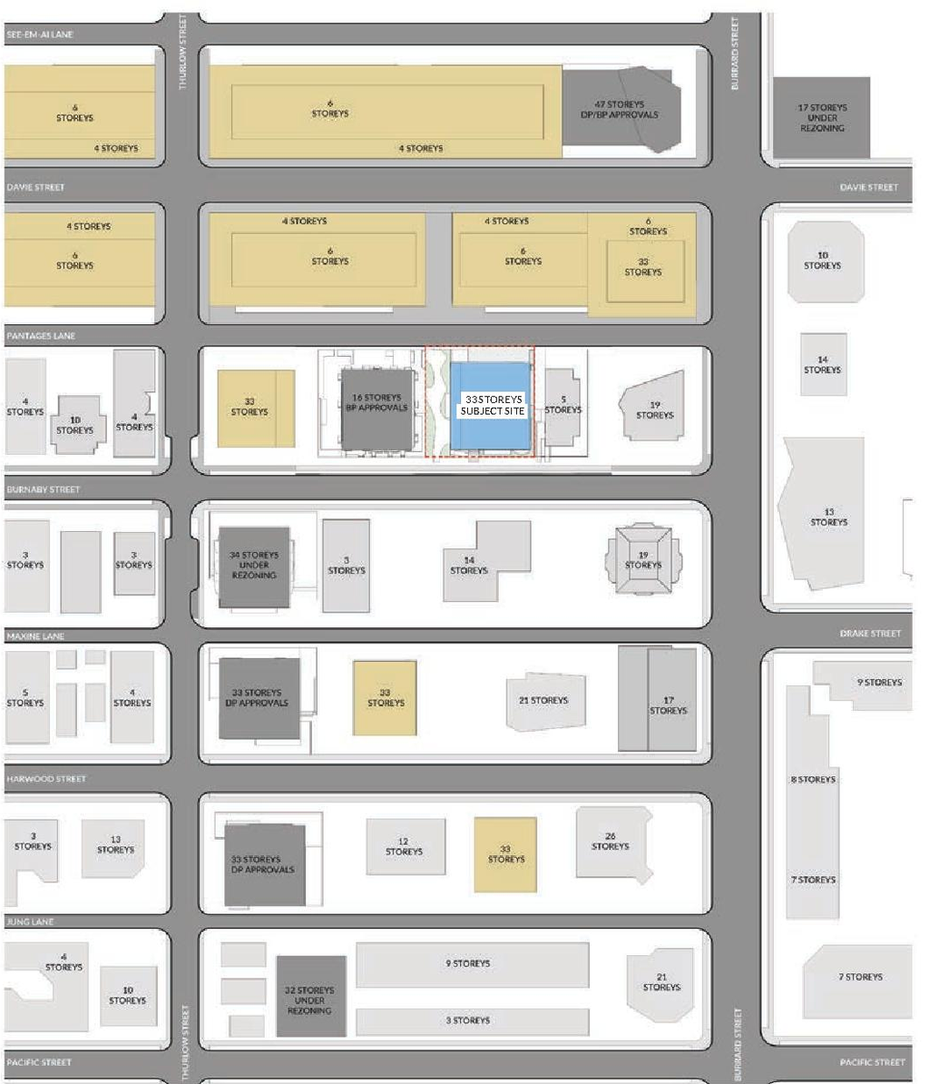 Construction site plan for project from page 41 of the file 'Application booklet'