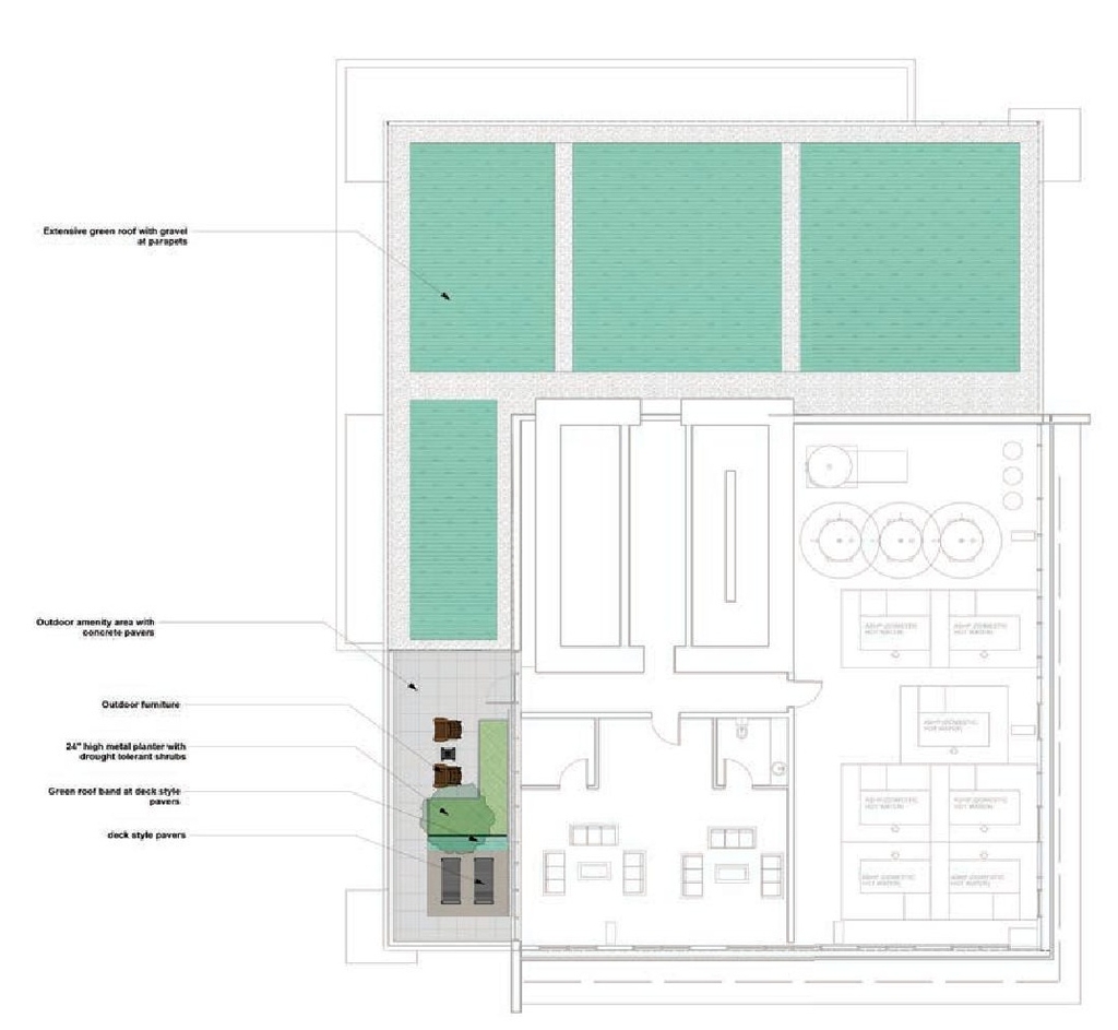 Floor plan for project from page 61 of the file 'Application booklet'