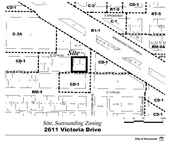 Construction site plan for project from page 2 of the file 'Report'