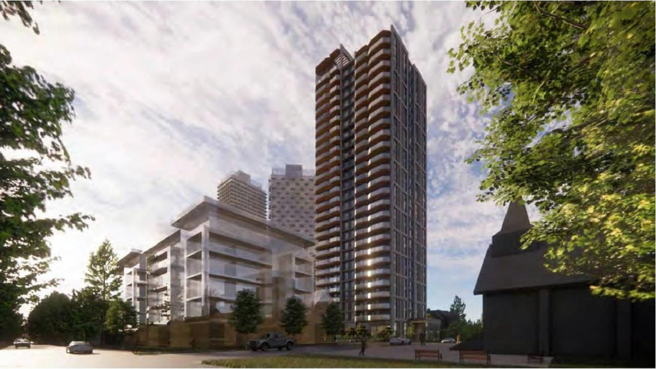 Rendering of building from page 4 of the file 'Report'