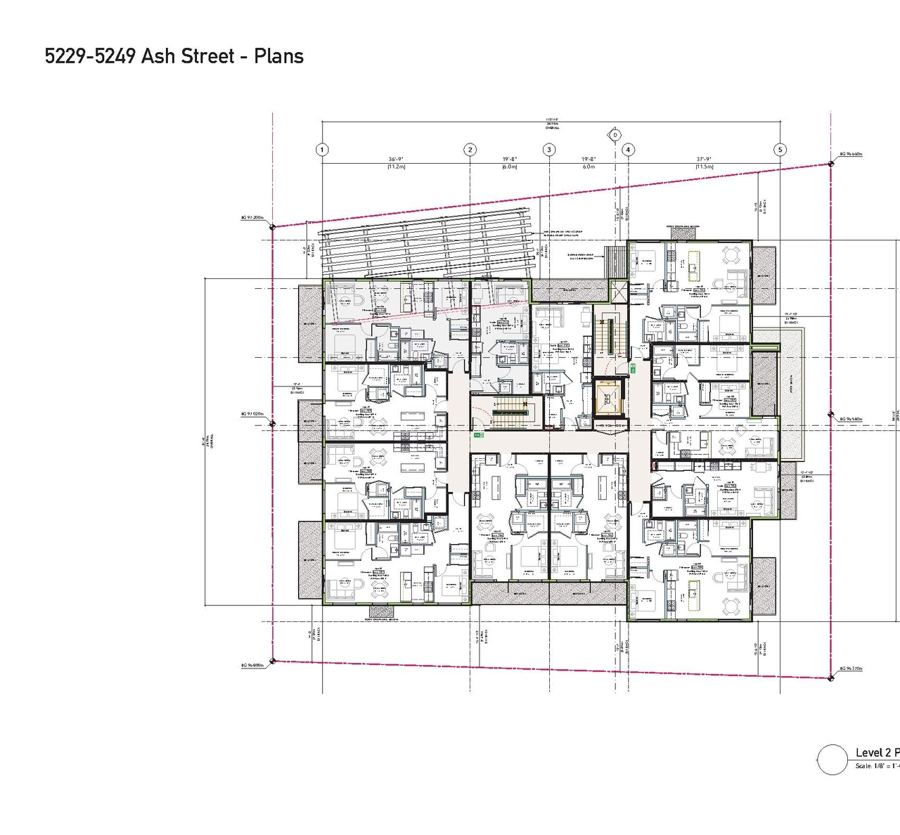 Floor plan for project from page 13 of the file 'Application booklet'