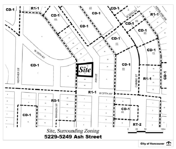 Construction site plan for project from page 3 of the file 'Report'