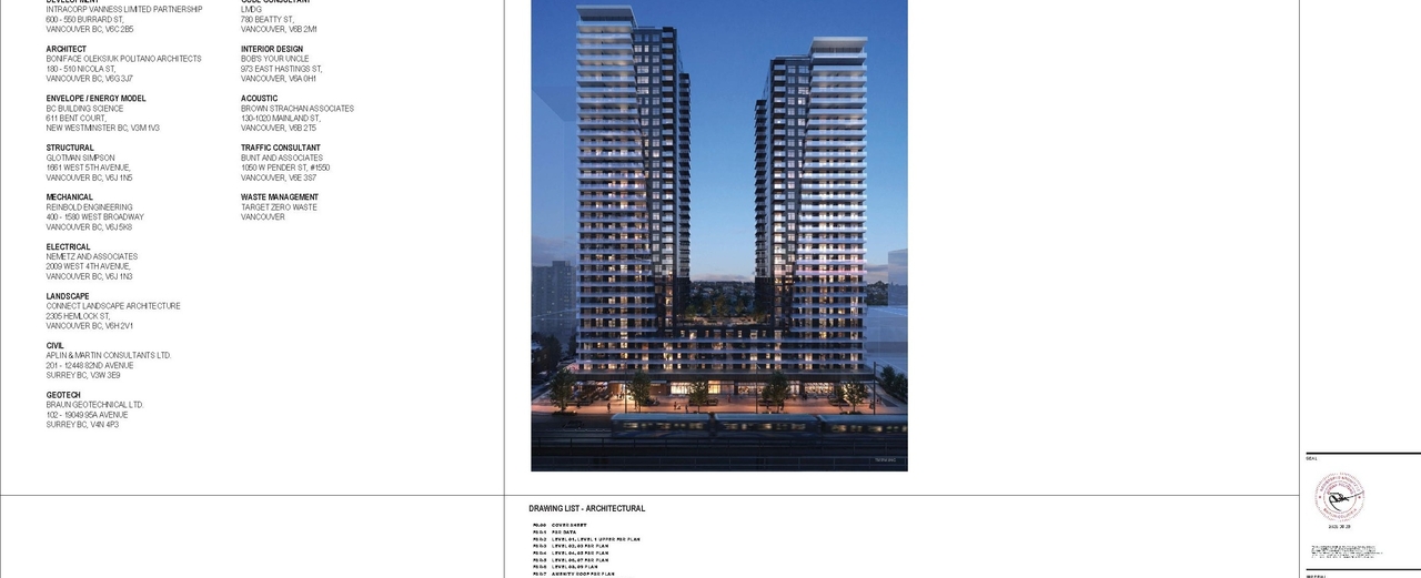 Rendering of building from page 1 of the file 'Application booklet'