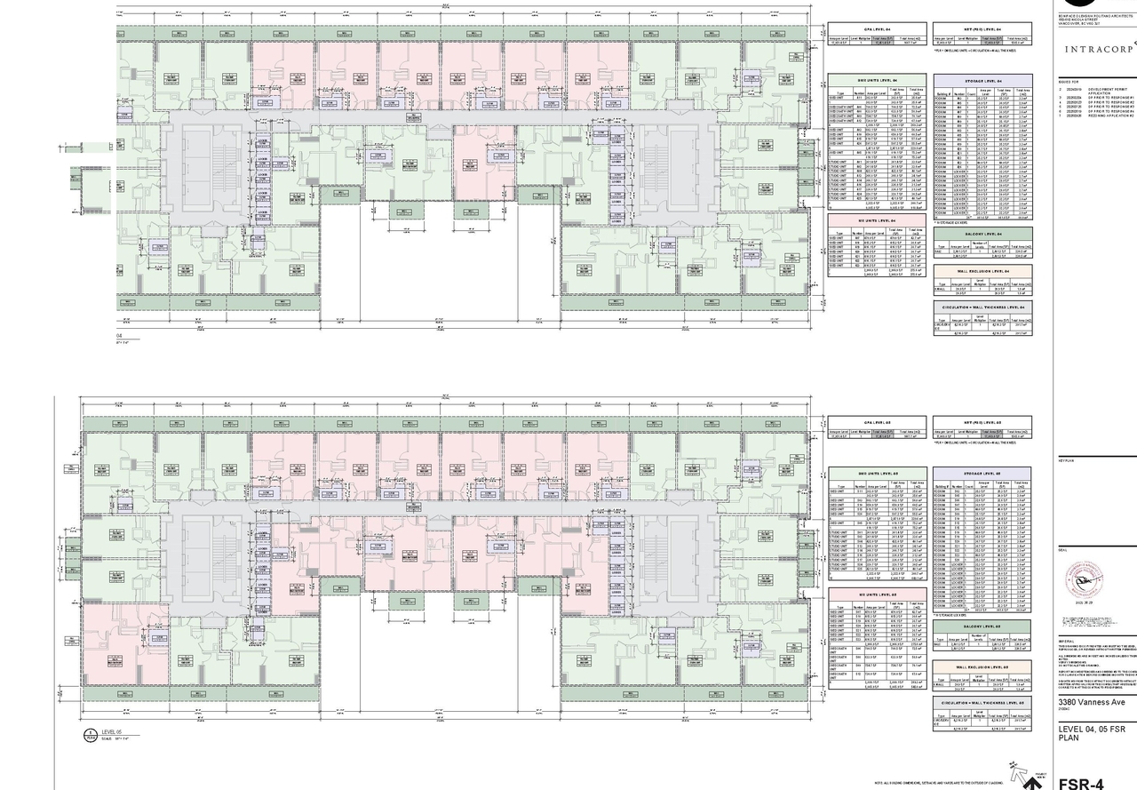 Construction site plan for project from page 5 of the file 'Application booklet'