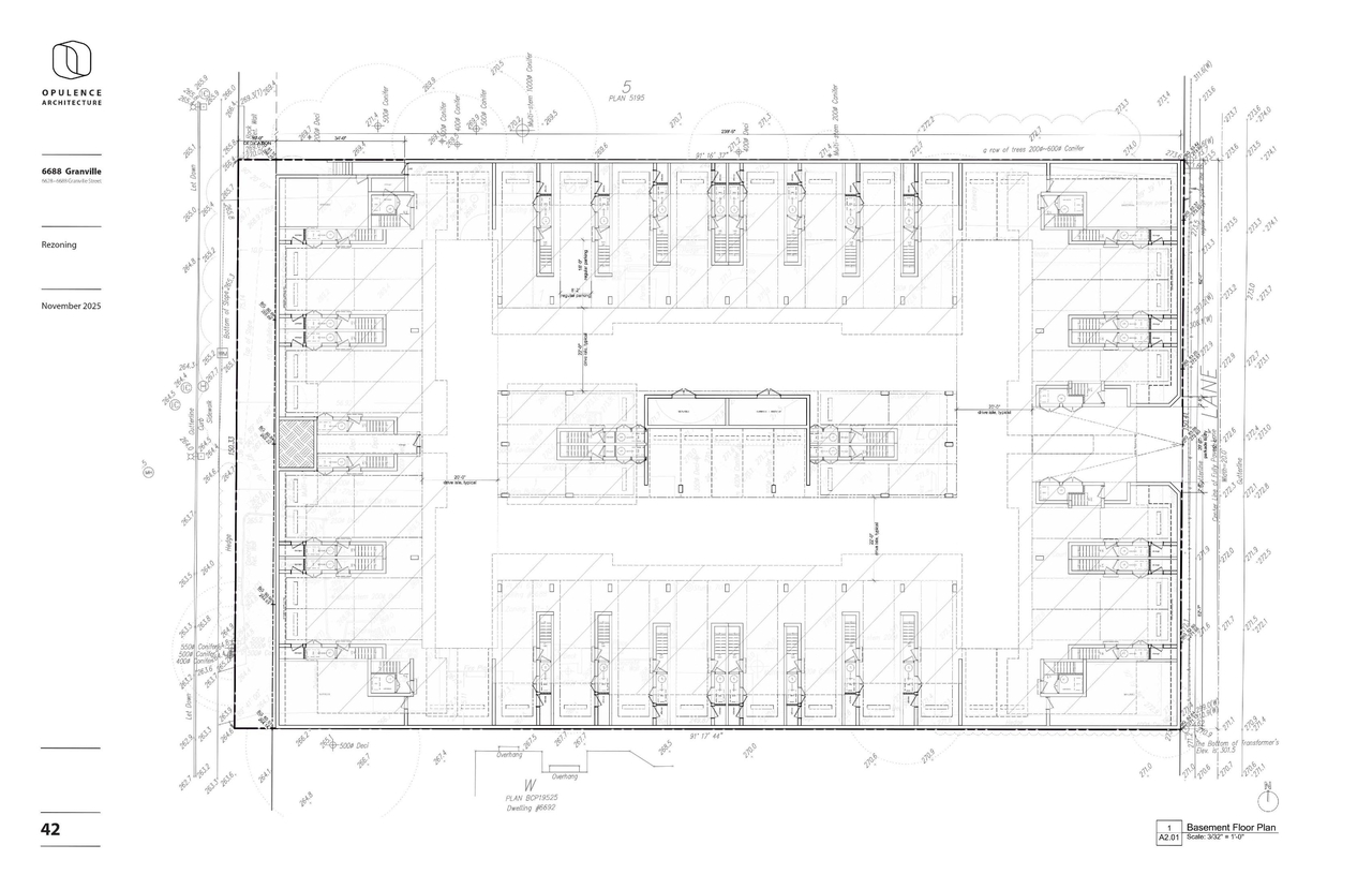 Floor plan for project from page 42 of the file 'Application booklet'