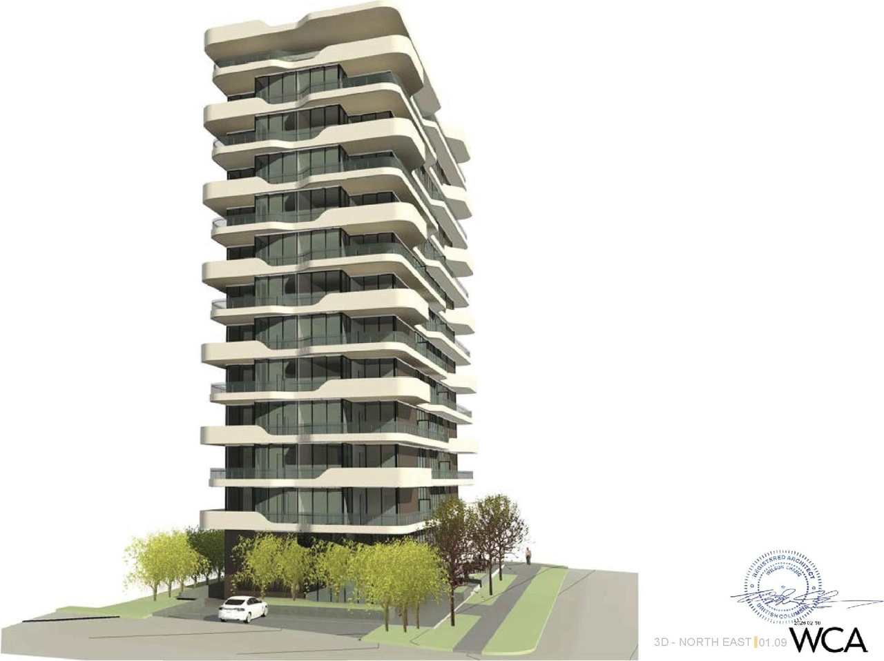 Rendering of building from page 12 of the file 'Application booklet'