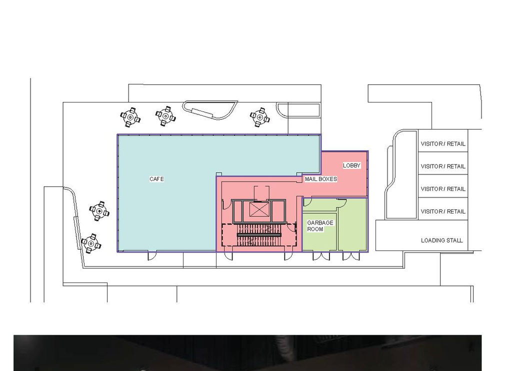 Floor plan for project from page 5 of the file 'Application booklet'