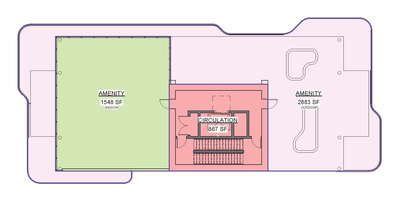 Construction site plan for project from page 50 of the file 'Application booklet'