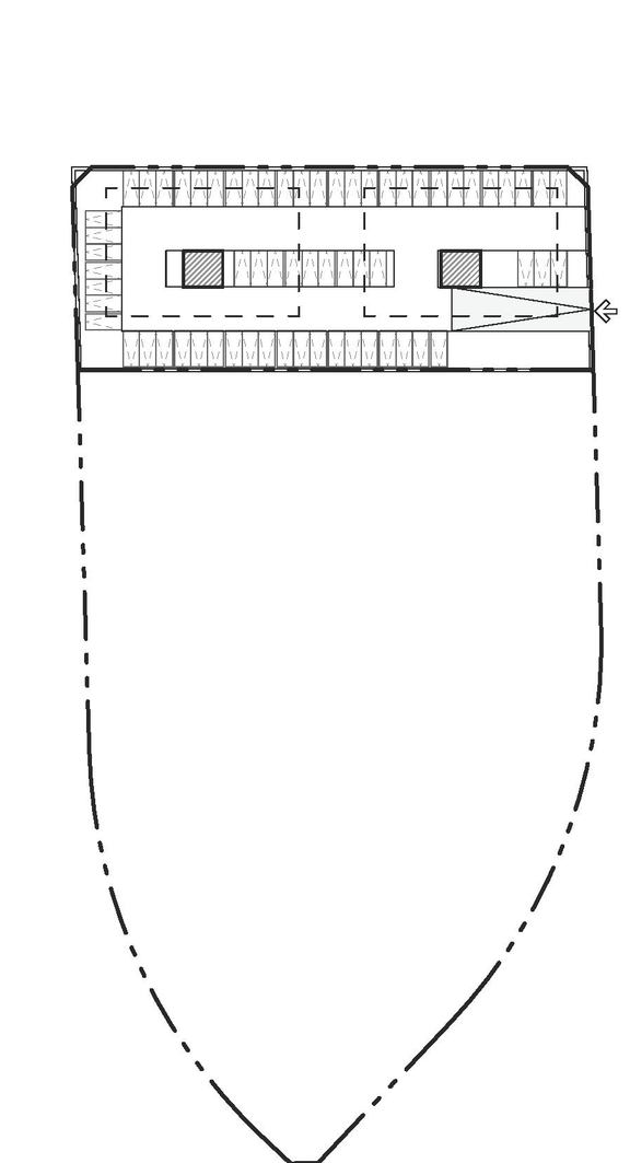 Floor plan for project from page 131 of the file 'Application booklet'