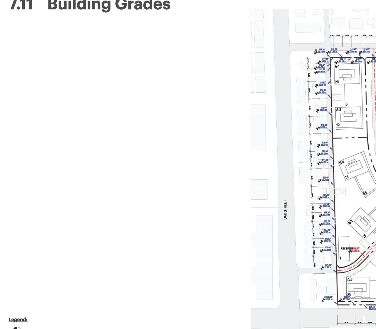 Construction site plan for project from page 146 of the file 'Application booklet'