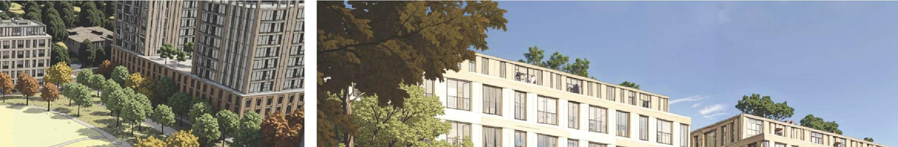 Rendering of building from page 77 of the file 'Application booklet'