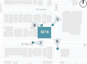 Construction site plan for project from page 23 of the file 'Application booklet'