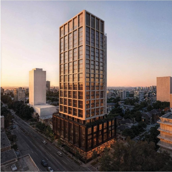 Rendering of building from page 42 of the file 'Application booklet'