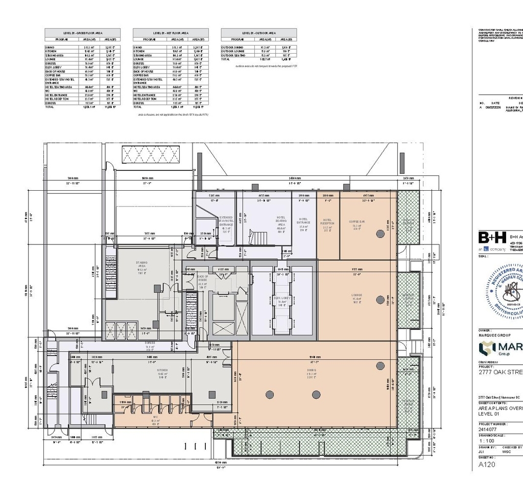Floor plan for project from page 65 of the file 'Application booklet'